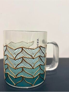 Starbucks mermaid glass mug